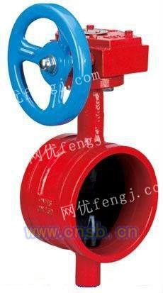 蜗轮沟槽式蝶阀来自上海标龙阀门