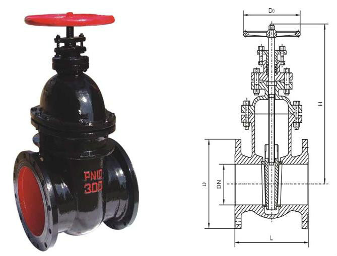 Z45T-10暗杆铸铁闸阀_阀门栏目