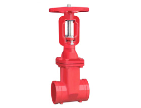 沟槽明杆闸阀_阀门栏目